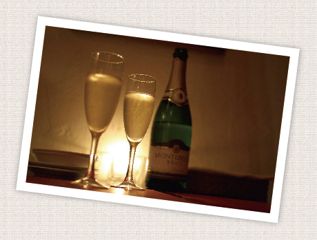 イルキャンティ・カフェのスパークリング写真