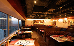 パスタの西新宿のイタリアン、イルキャンティの店内写真