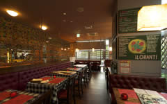 ピザ、パスタの大崎のイタリアン、イルキャンティの店内写真